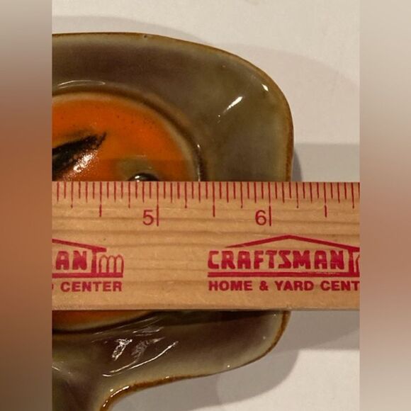 Halloween Ceramic Candy Dish with Divders Displaying Pumpkin, Ghost, and Cat - Picture 9 of 10